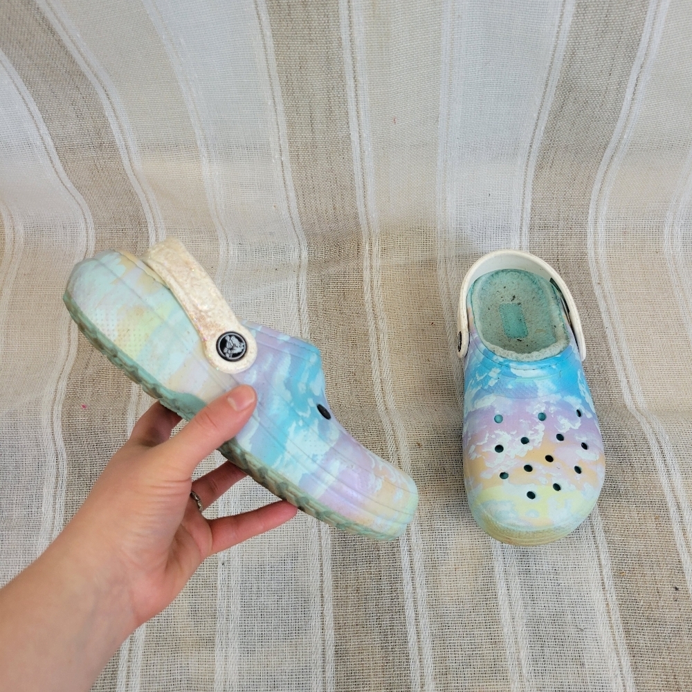 Crocs Sky‎ Shoes Clouds Blue Size J3